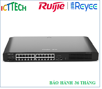 Thiết bị chuyển mạch 24 cổng 10/100/1000 unmanaged Reyee (by Ruijie), RG-ES126G-P-L