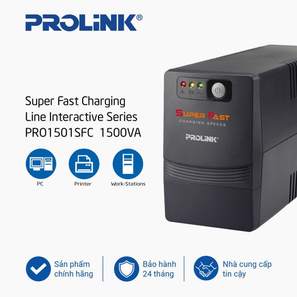 Bộ Lưu Điện Prolink PRO1501SFC