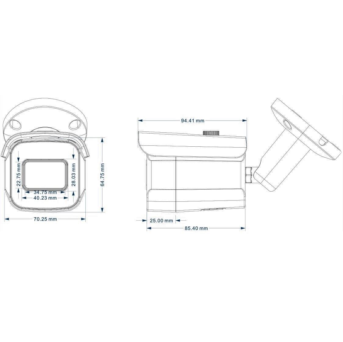 Camera IP thân trụ Huviron F-NP522/P