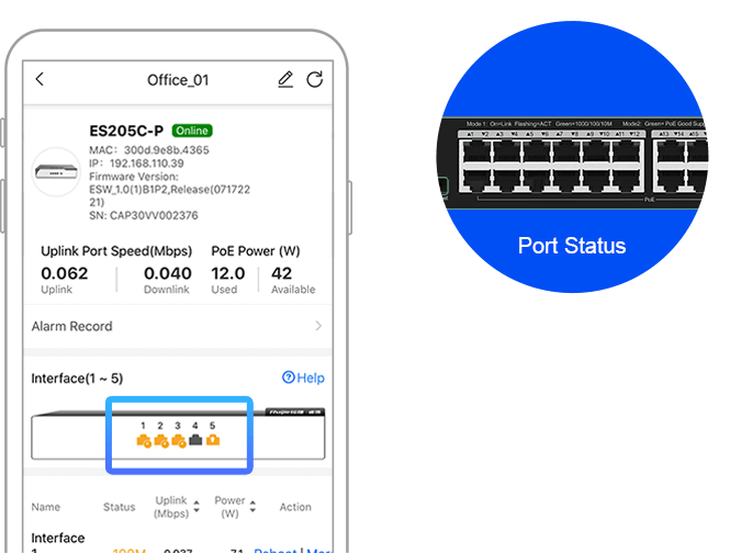 Thiết bị chuyển mạch Reyee (by Ruijie) RG-ES209GC-P