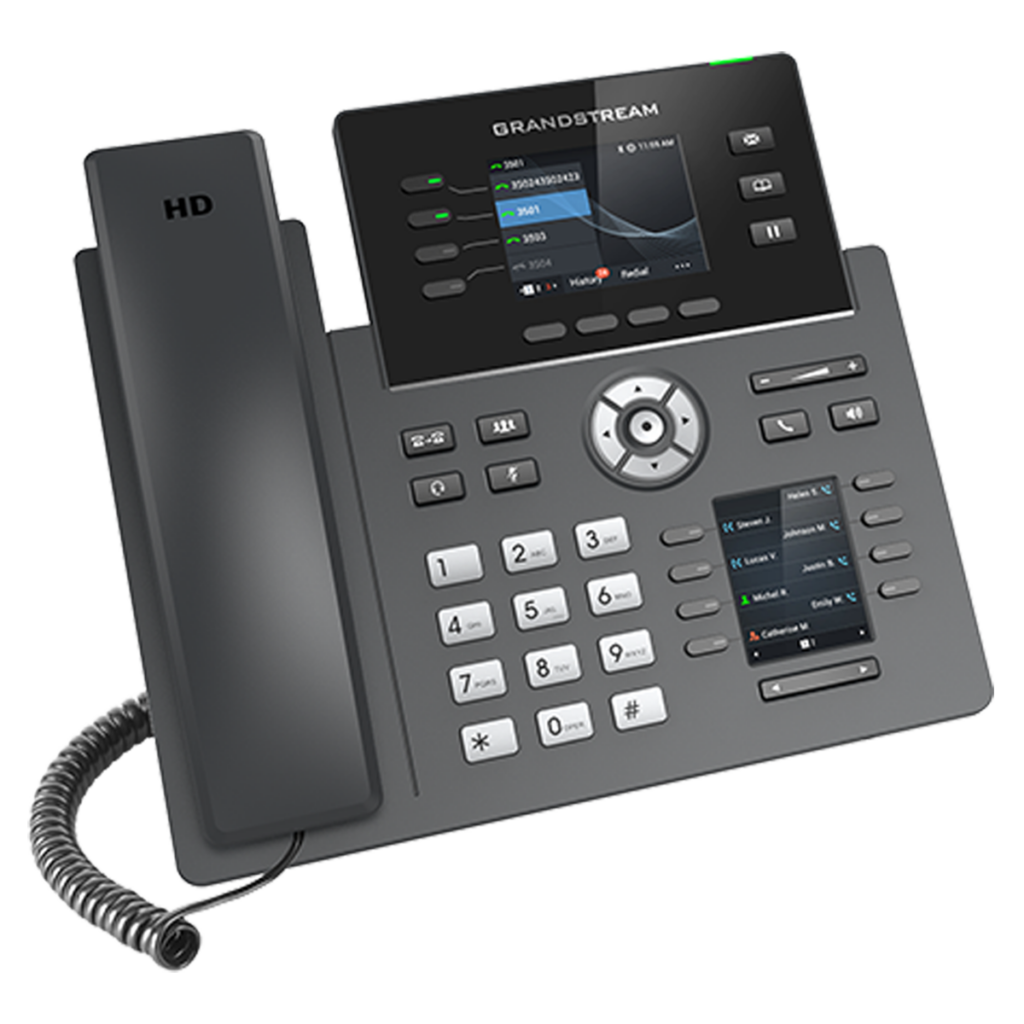 Điện thoại IP để bàn cao cấp Lễ tân, trưởng phòng Grandstream GRP2614