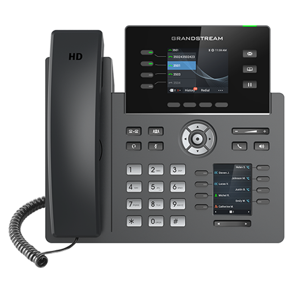 Điện thoại IP để bàn cao cấp Lễ tân, trưởng phòng Grandstream GRP2614