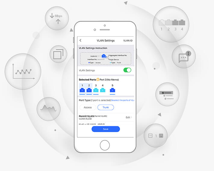 Thiết bị chuyển mạch Reyee (by Ruijie) RG-ES205GC-P