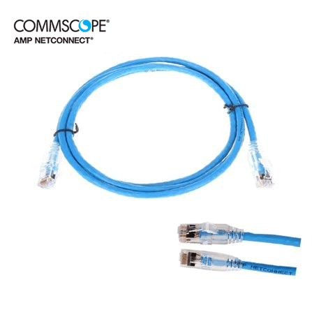 CO5E-U-CM-YL: CommScope® Patch cordCat.5e, 4pair, Stranded U/UTP, CM, Yellow, 5ft
