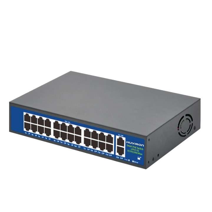 Thiết bị chuyển mạch (switch) Huviron F-SP3-24F2G-BL