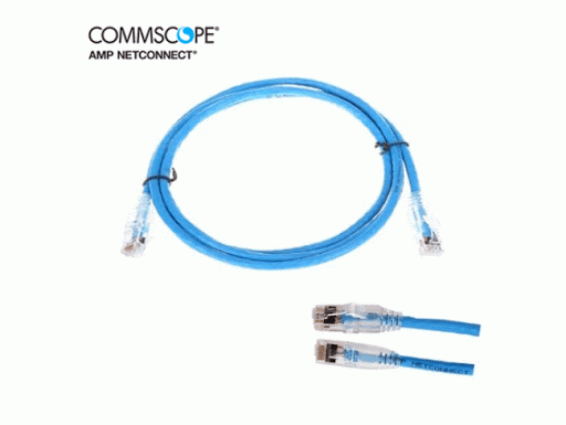 CO5E-U-CM-RD: CommScope® Patch cordCat.5e, 4pair, Stranded U/UTP, CM, Red, 5 ft