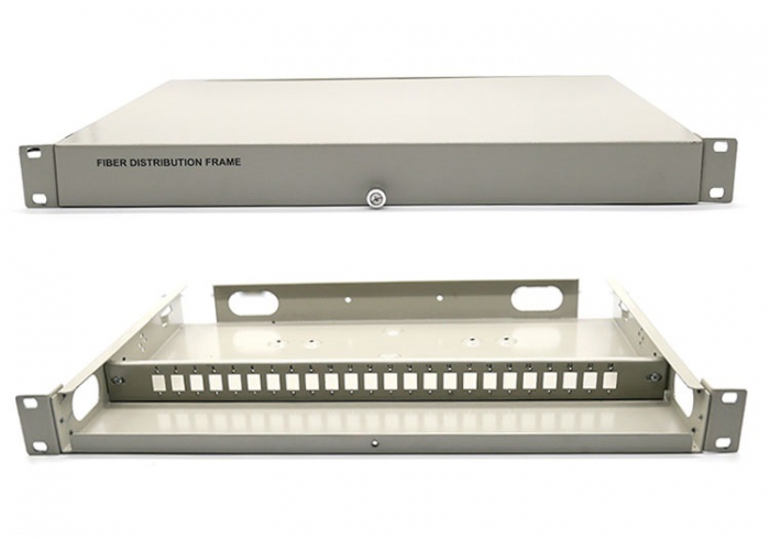 VỎ HỘP PHỐI QUANG ODF 24 FO TRONG NHÀ, VỎ GIÁ PHỐI QUANG 24 SỢI TRONG NHÀ, ODF BẮT RACK