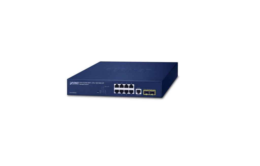 Thiết bị chuyển mạch Planet GS-4210-8T2S