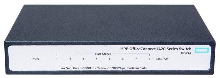 Thiết bị chuyển mạch (switch) HPE 1420 8G Switch JH329A