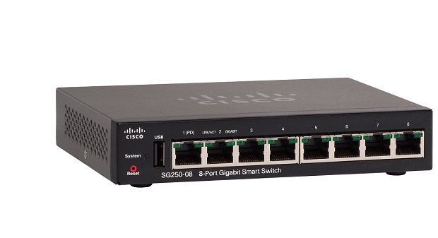 Thiết bị chuyển mạch (switch) Cisco SG250-08-K9-EU