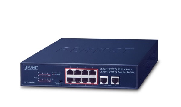 Thiết bị chuyển mạch Planet FSD-1008HP