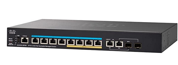 Thiết bị chuyển mạch (switch) Cisco SG350X-8PMD-K9-EU