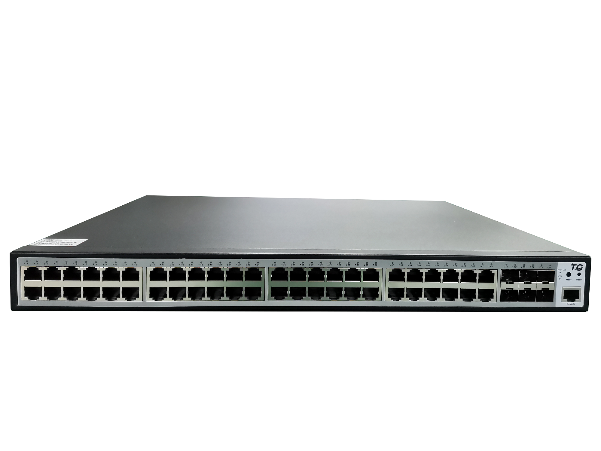 Thiết bị chuyển mạch switch 48-Port Gigabit L3 Managed POE Switch with SFP+ TG-NET SG3748P6XS