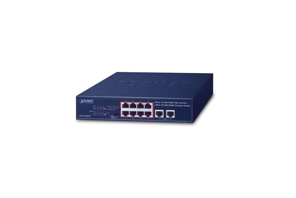 Thiết bị chuyển mạch Planet GSD-1008HP
