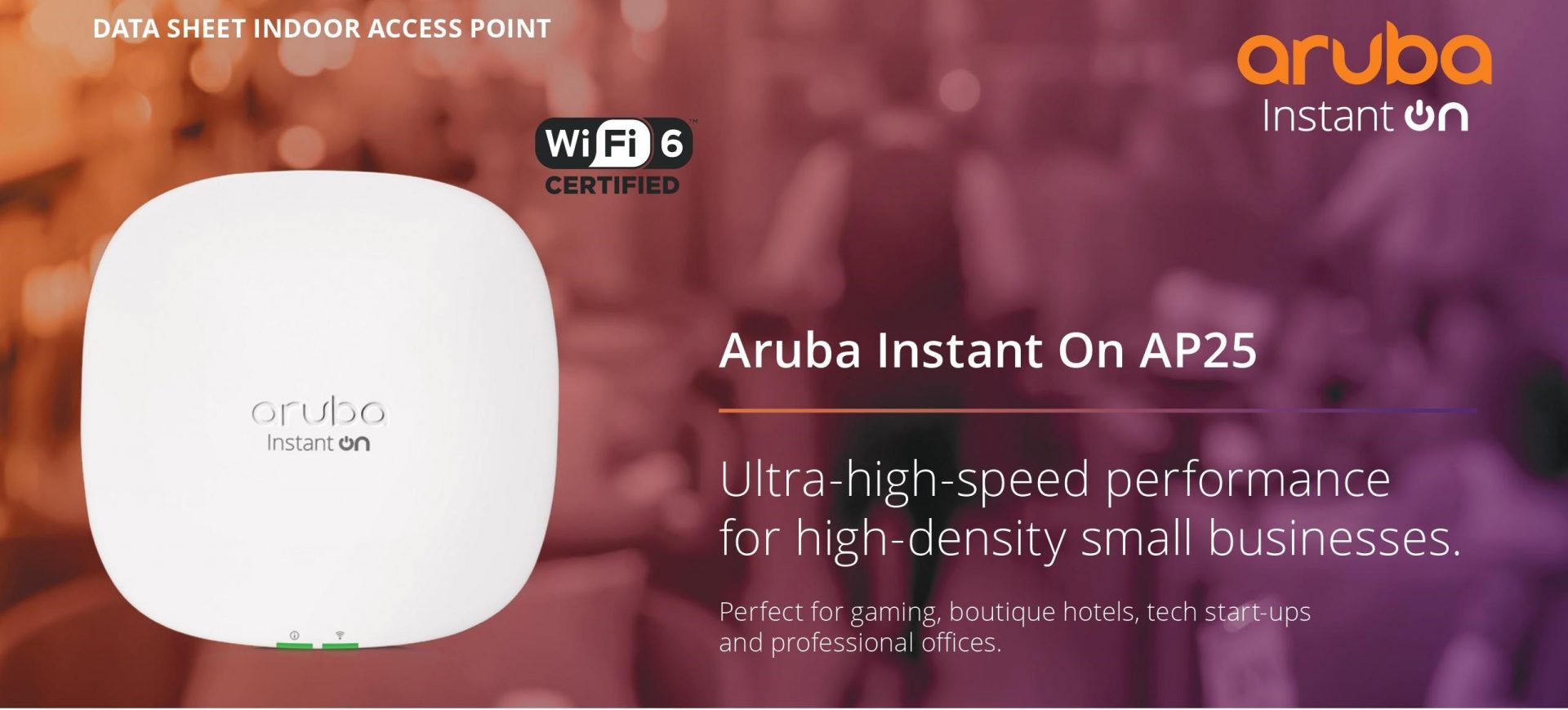 Bộ phát wifi Aruba Instant On AP25 Access Point