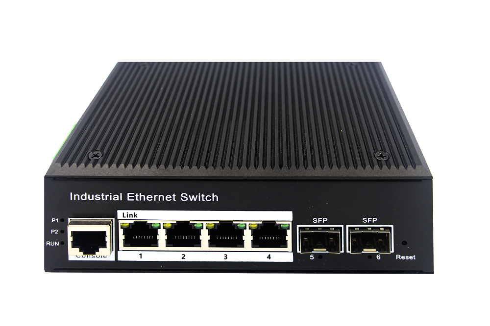 Thiết bị chuyển mạch switch công nghiệp 6-Port Gigabit L2 Managed Industry POE Swtich TG-NET ISG2504P2S