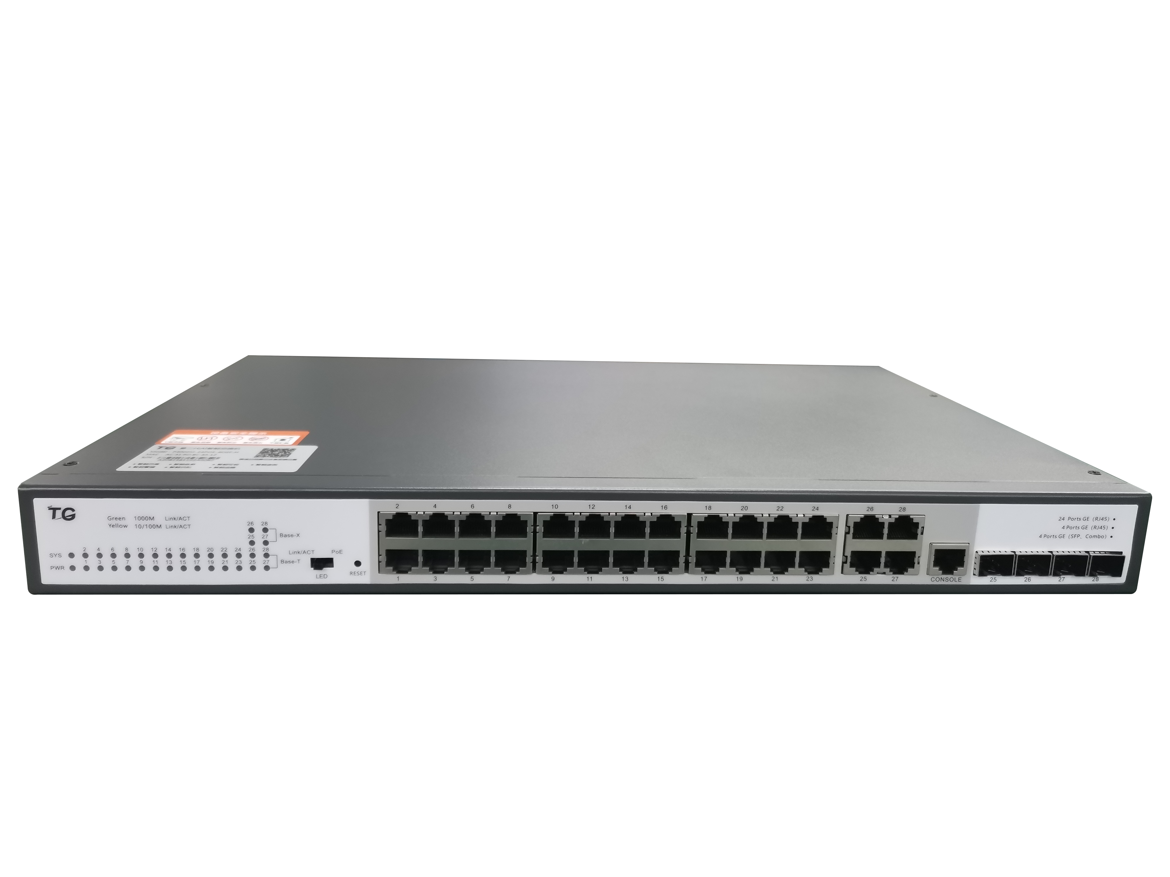 Thiết bị chuyển mạch switch 28-Port Gigabit L2 Managed POE Switch TG-NET SG2524P4SC