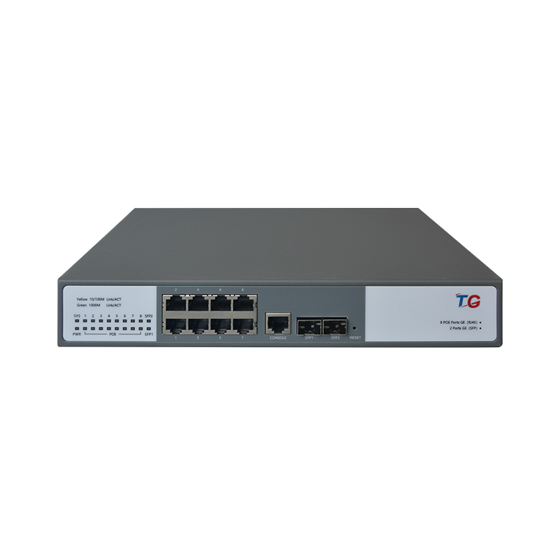 Thiết bị chuyển mạch switch 10-Port Gigabit L2 Managed POE Switch TG-NET SG2510P