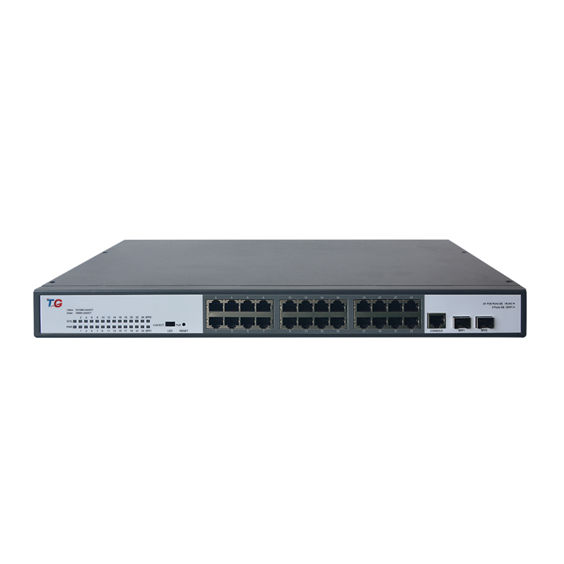 Thiết bị chuyển mạch switch 26-Port Gigabit L2 Managed POE Switch TG-NET SG2526P