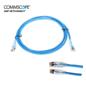 CO5E-U-CM-BL: CommScope® Patch cordCat.5e, 4pair, Stranded U/UTP, CM, Blue, 10 ft