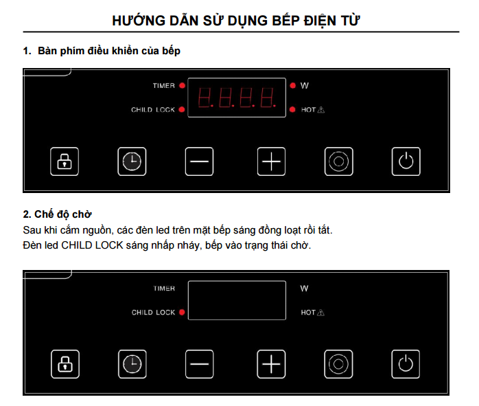Bếp từ Chefs EH-DIH321 06
