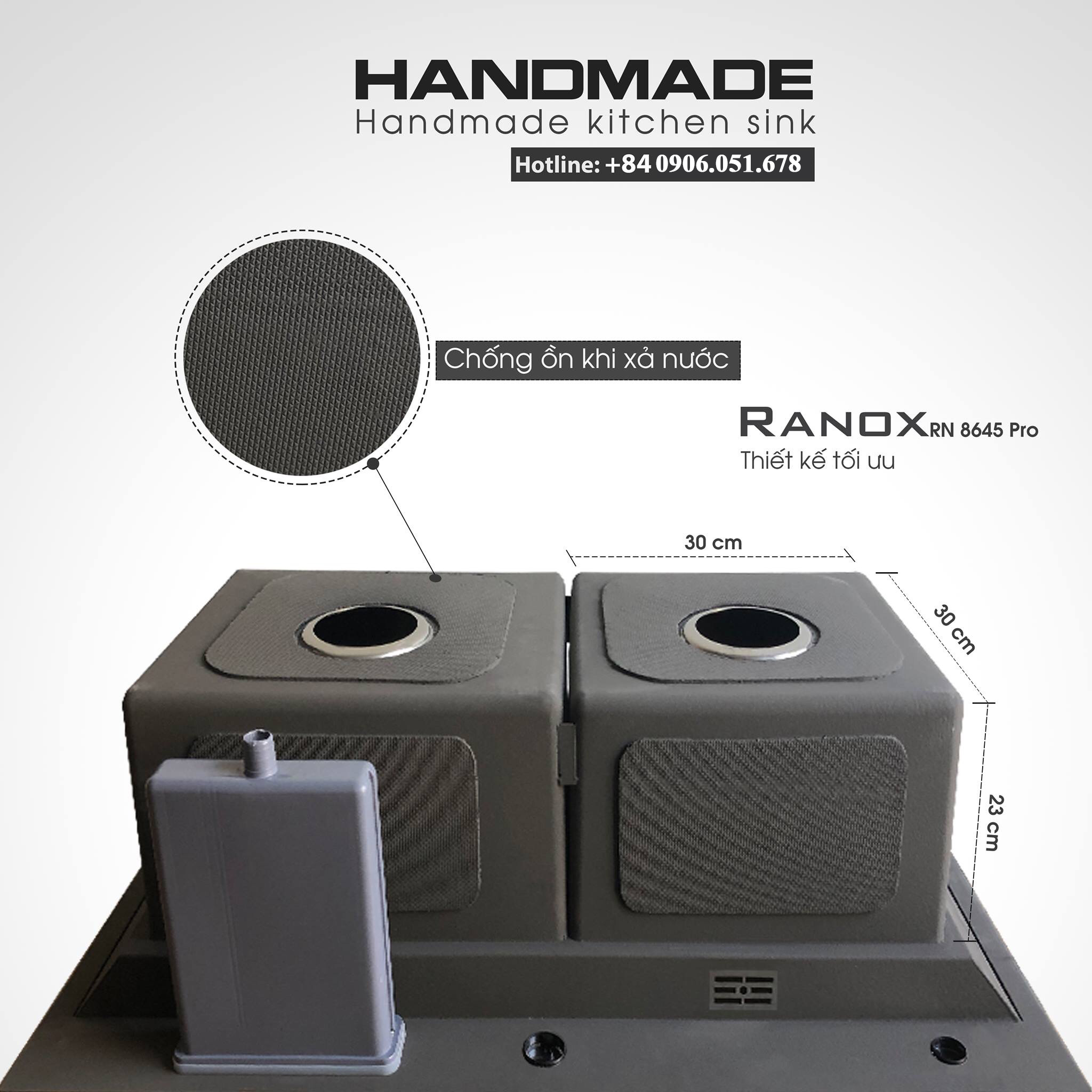 Chậu rửa bát RANOX RN4468 - 03
