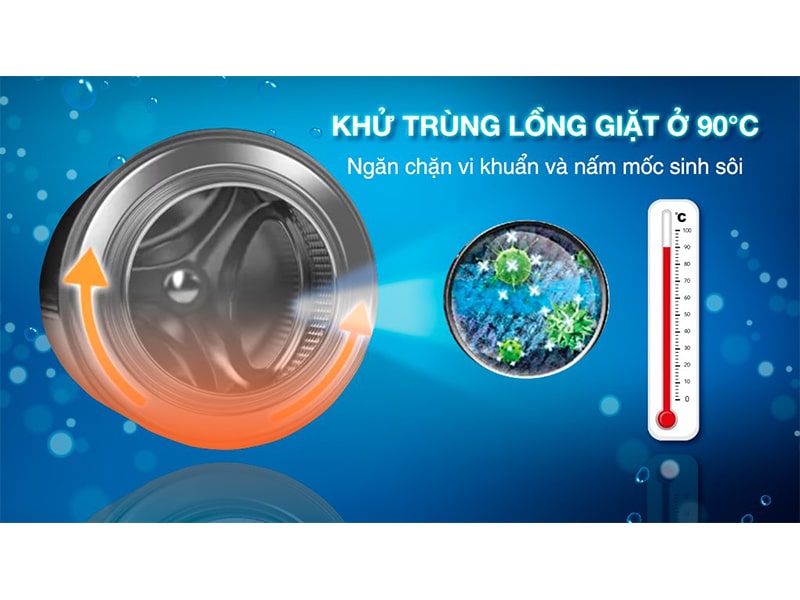 Máy giặt Whirlpool Inverter 9 kg FWEB9002FW 3