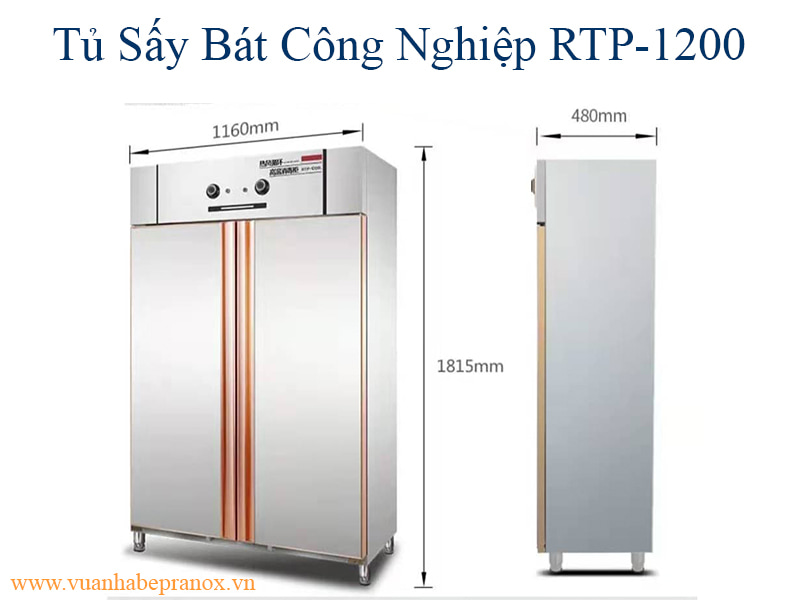 Tủ sấy bát chỉnh được nhiệt độ sấy, thời gian sấy 02
