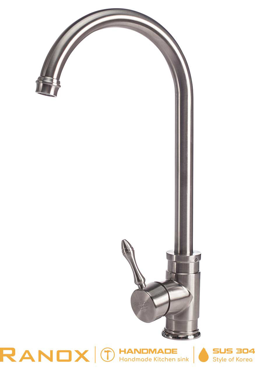 Vòi rửa bát inox 304 nóng lạnh Ranox RN2245