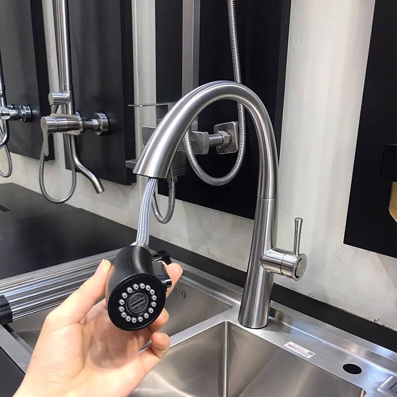 Vòi rửa bát rút dây Hàn Quốc Ranox RN2223 - 07