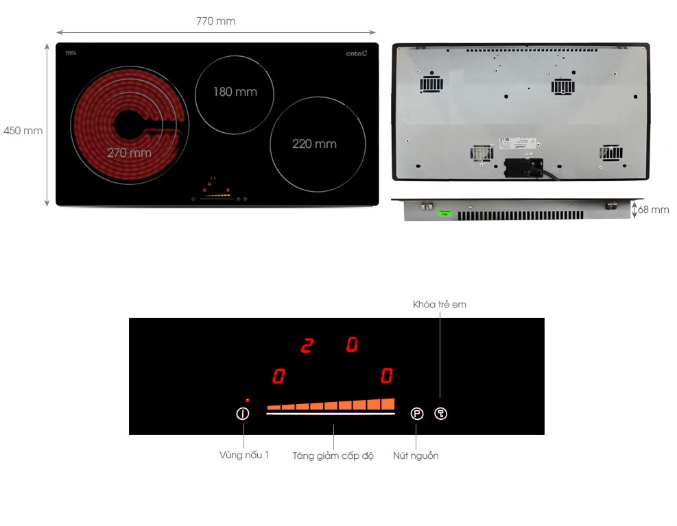 BẾP TỪ CATA IT773