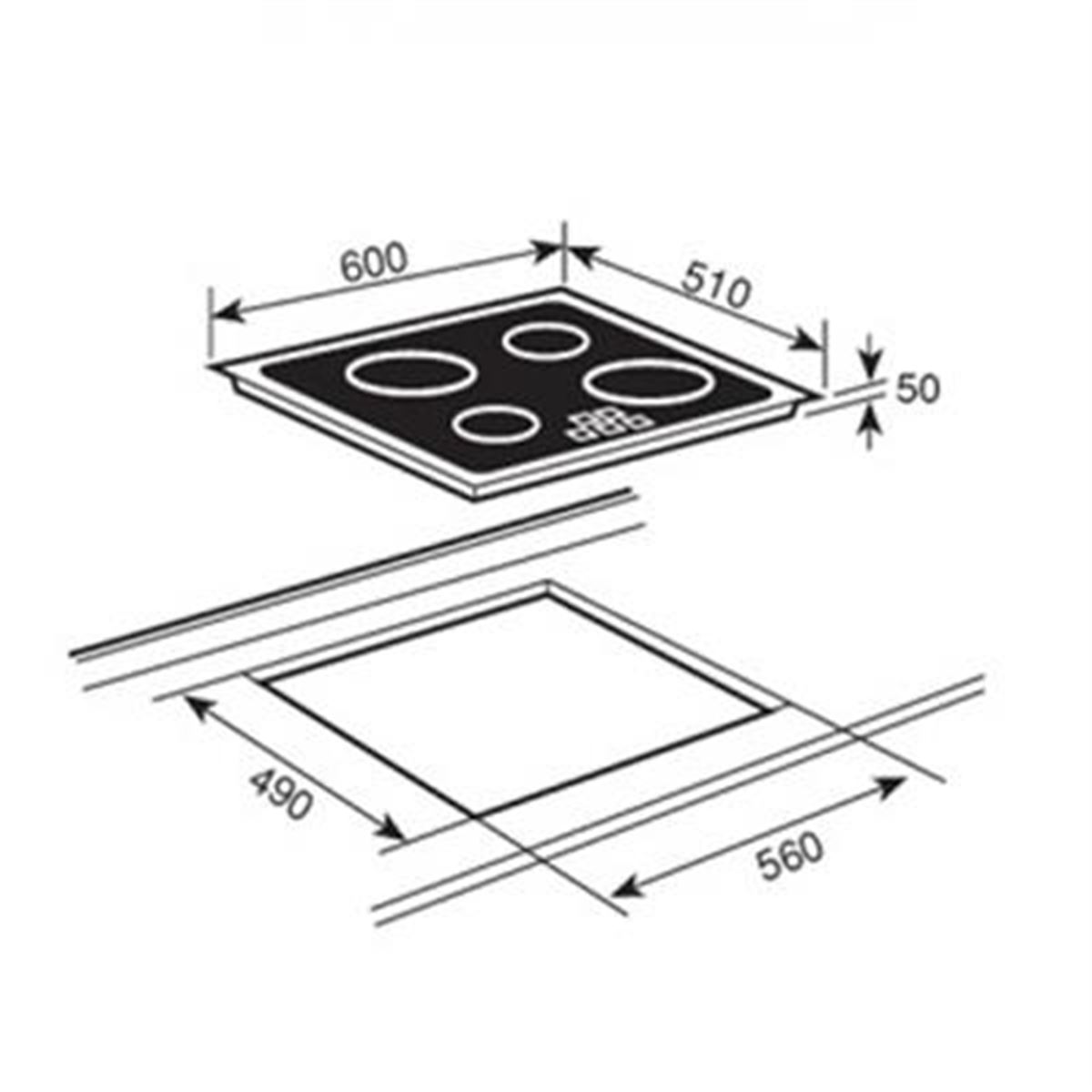 Bếp từ Teka IB6310 04