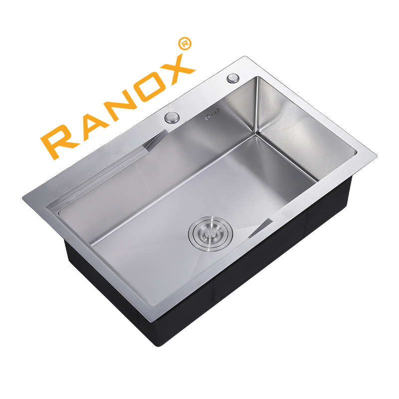 CHẬU RỬA BÁT RANOX 1 HỐ LỚN RN4458