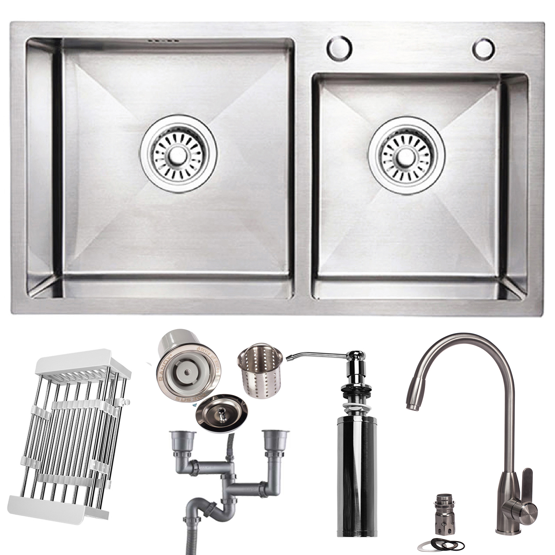 COMBO CHẬU RỬA BÁT RN4670 VÀ CÁC MẪU VÒI