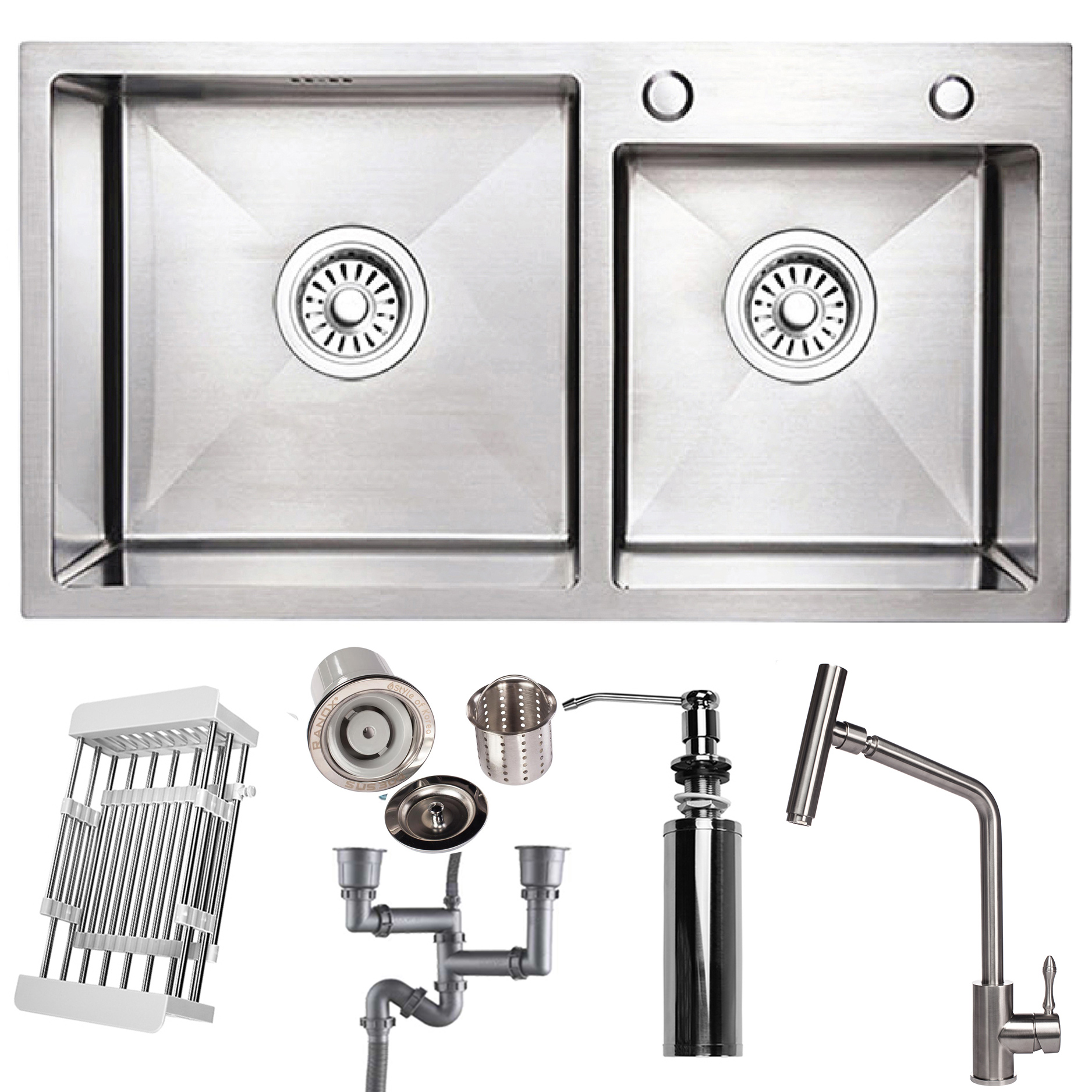 COMBO CHẬU RỬA BÁT RN4670 VÀ CÁC MẪU VÒI