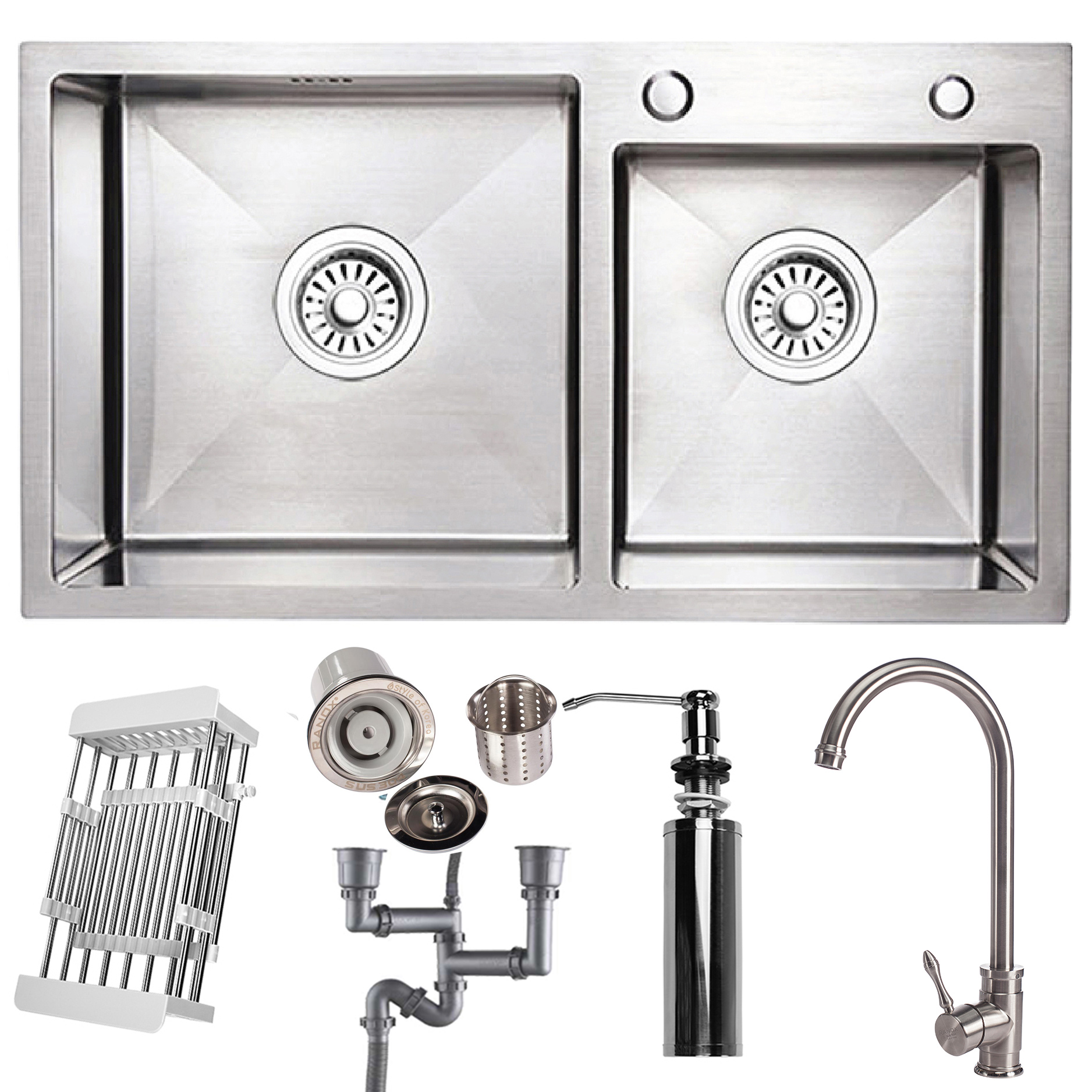 COMBO CHẬU RỬA BÁT RN4670 VÀ CÁC MẪU VÒI