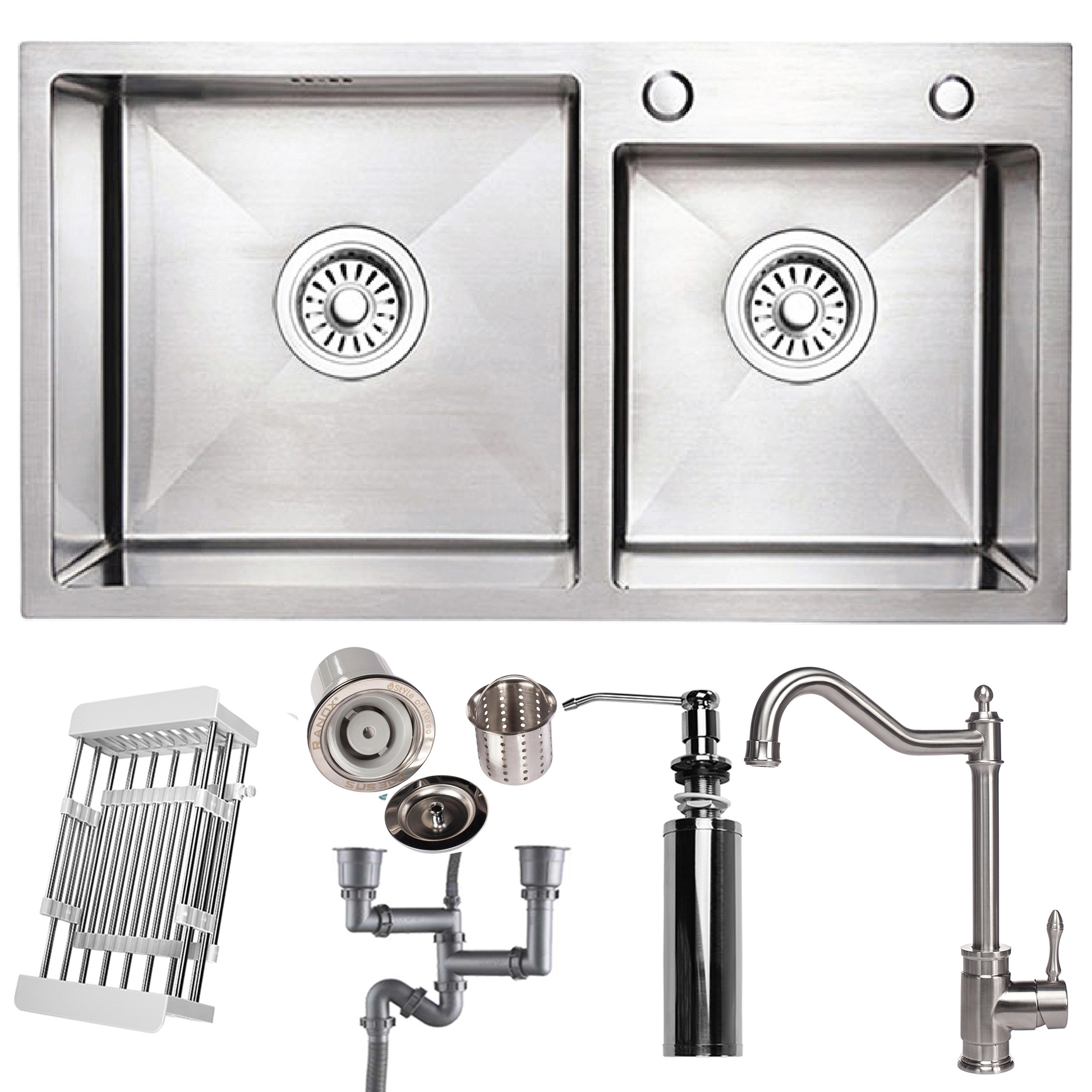 COMBO CHẬU RỬA BÁT RN4670 VÀ CÁC MẪU VÒI