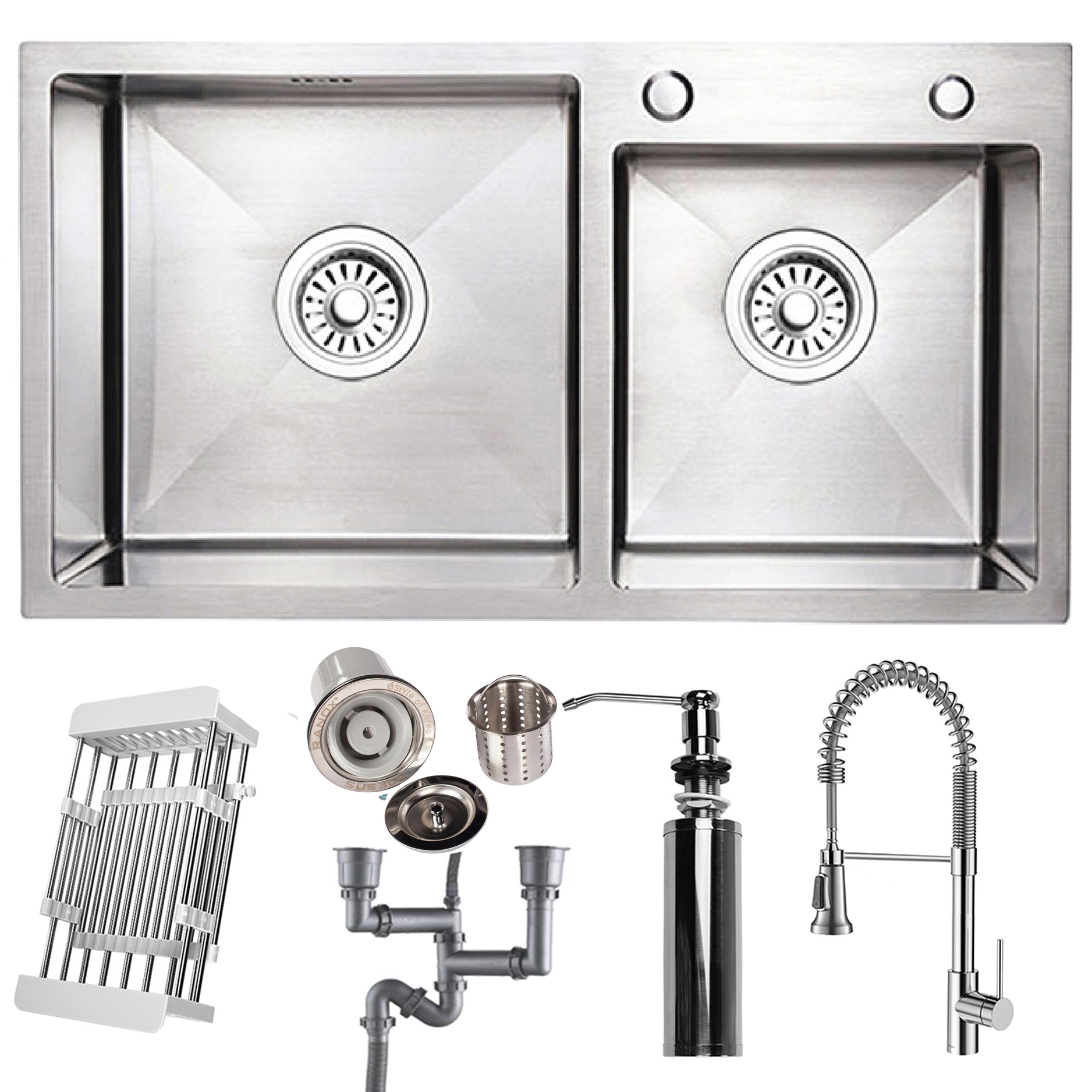 COMBO CHẬU RỬA BÁT RN4670 VÀ CÁC MẪU VÒI