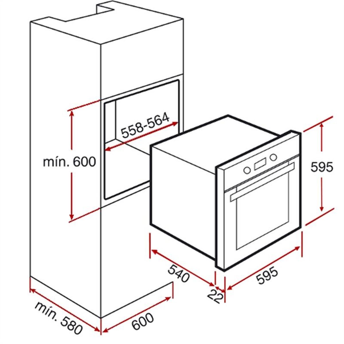 LÒ NƯỚNG TEKA HS615