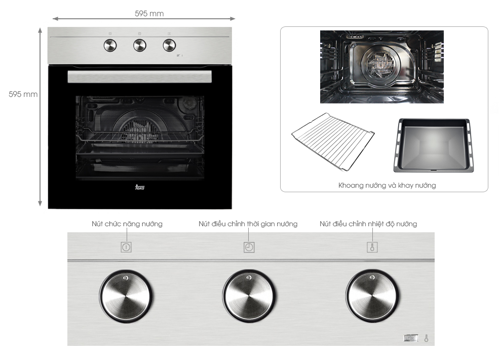 LÒ NƯỚNG TEKA HS615