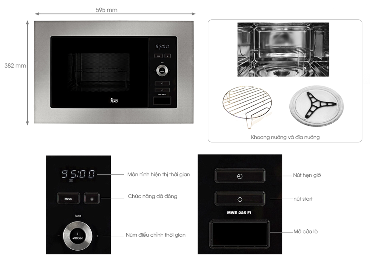 LÒ VI SÓNG TEKA MWE 225 FI