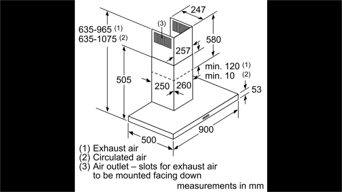 Máy Hút Mùi Bosch DWB97DM50B