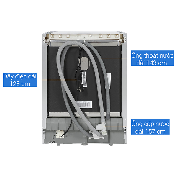 Máy rửa chén âm tủ Whirlpool WIO 3T133P