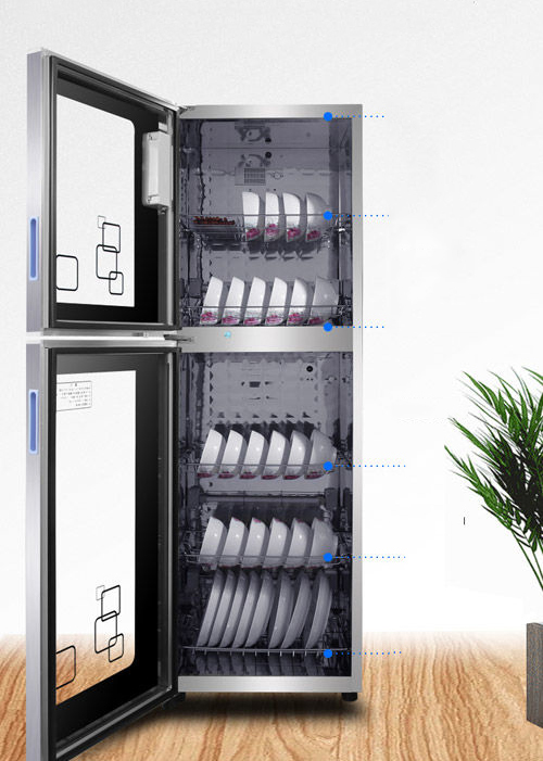 Tủ sấy bát loại nhỏ 138L màu đen