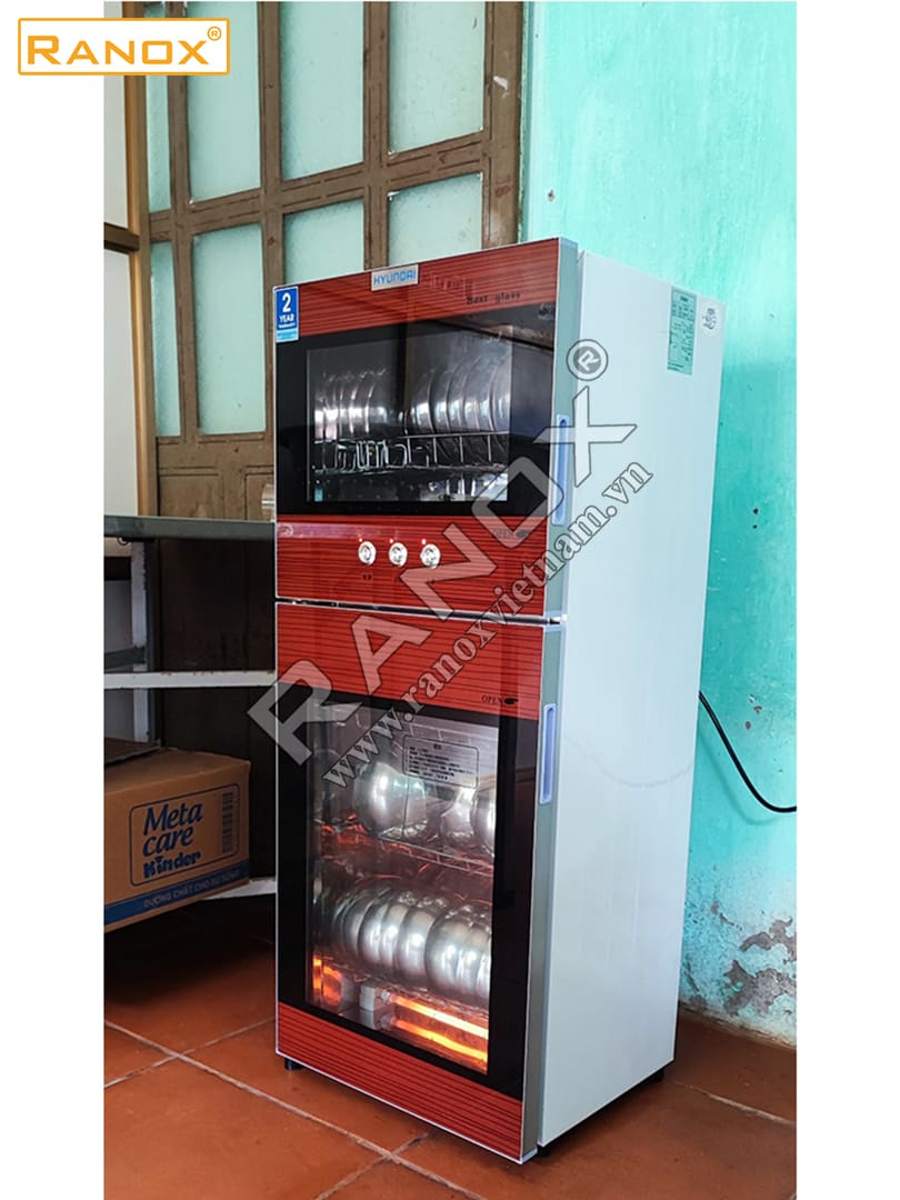 Tủ sấy diệt khuẩn bát đĩa 138L cao cấp, tự ngắt điện
