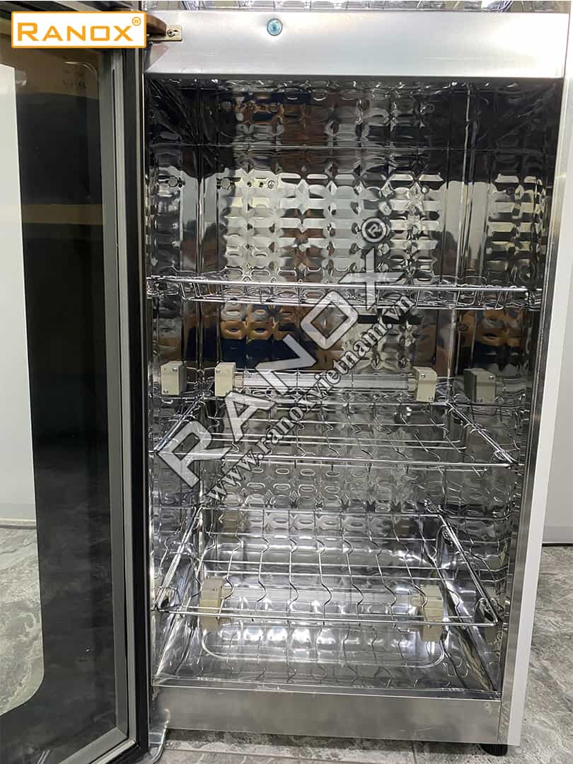 Tủ sấy diệt khuẩn bát đĩa 280L màu đen