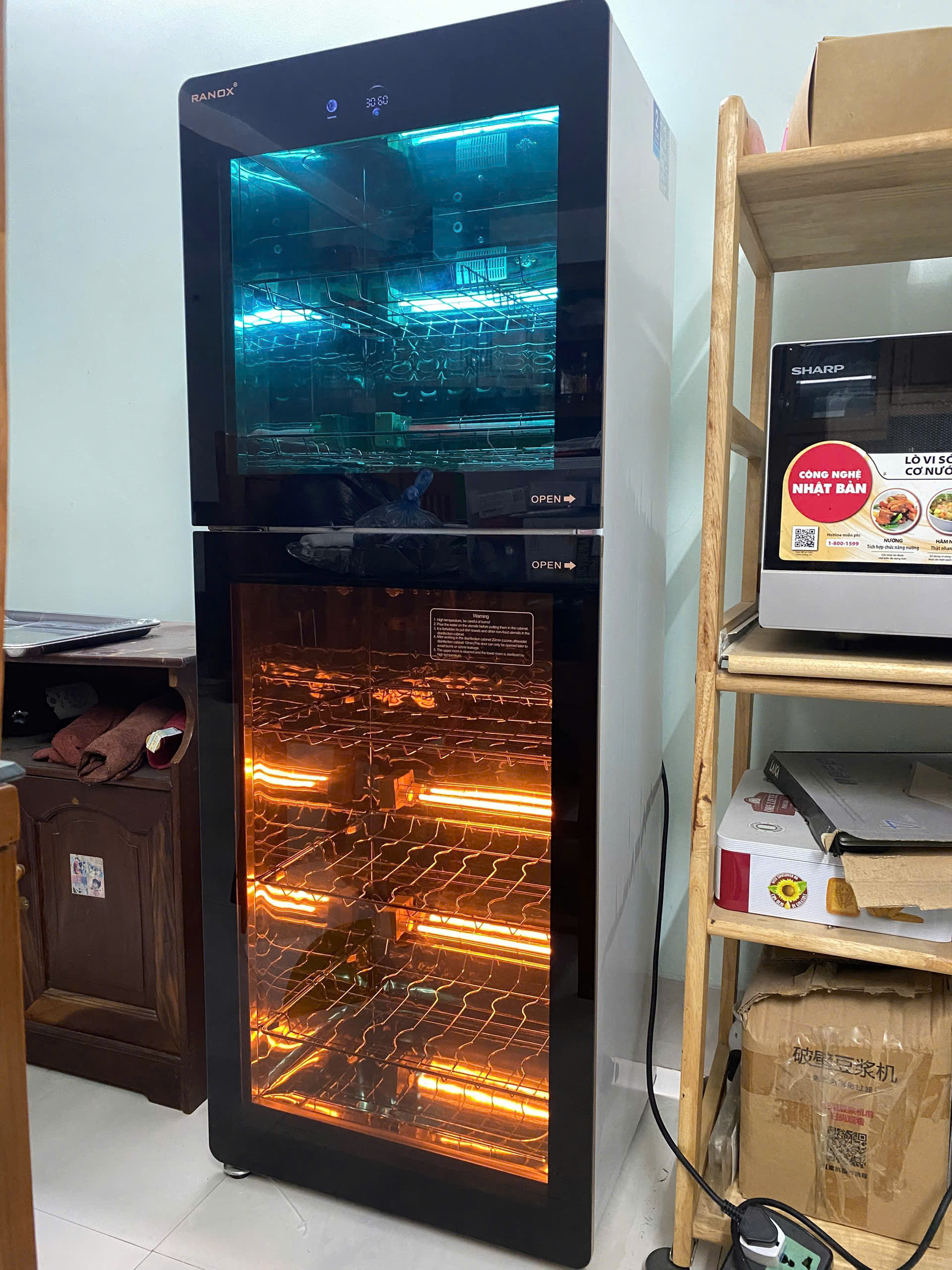 Tủ Sấy Tiệt Trùng Bát Đĩa RN380