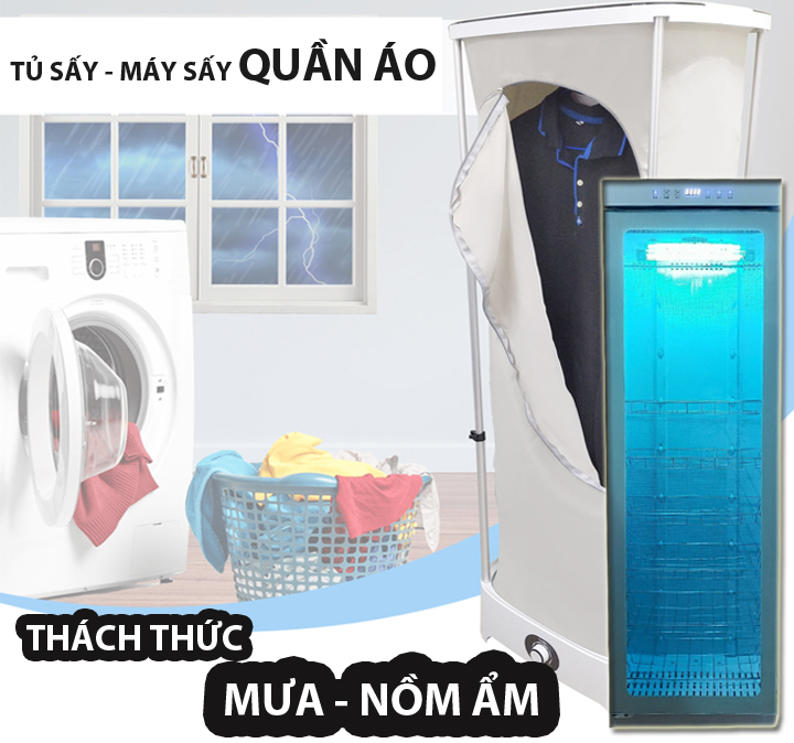 Tủ sấy - Máy sấy quần áo