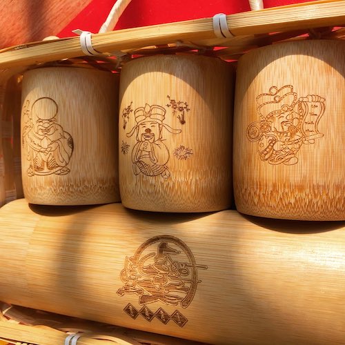 Bộ quà tặng bình giữ nhiệt và ly tre - Bamboo Gift Set