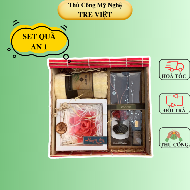 Set Quà An 1 - Bộ quà tặng Bạn Gái/ Đối Tác/ khách hàng sang ý nghĩa